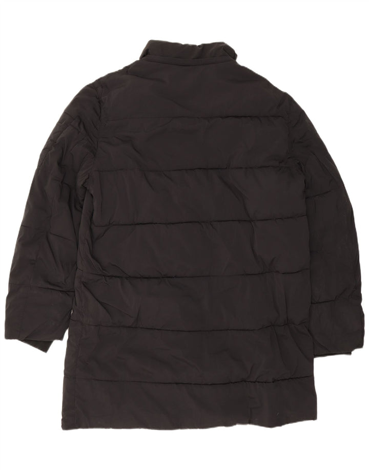 Zara Ανδρικό παλτό UK 40 Large Black Polyester