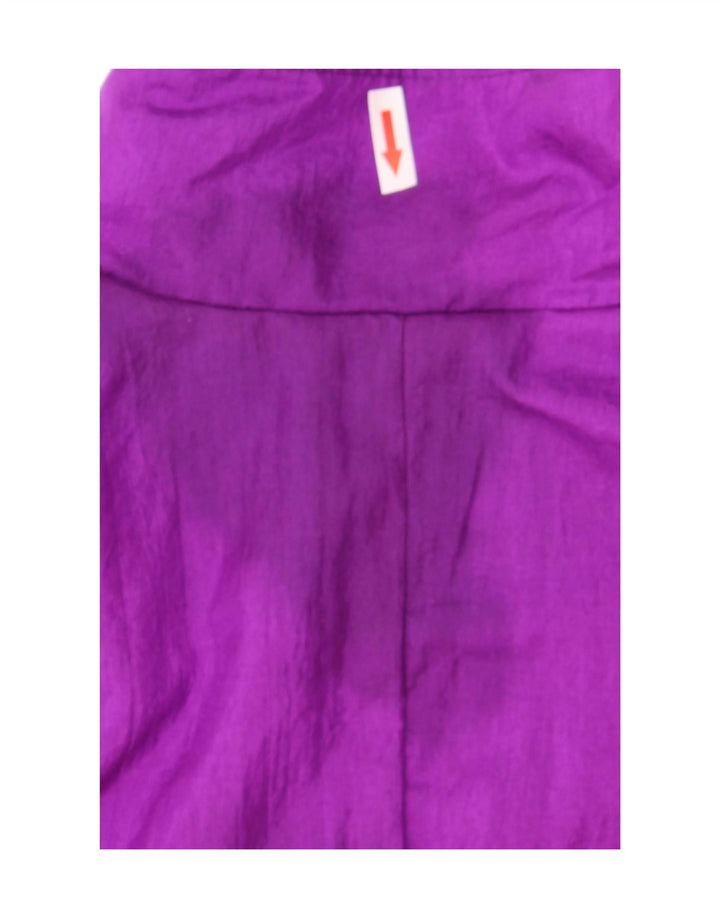 Sunterra γυναικεία υπερμεγέθη αθλητική φόρμα Top Jacket UK 10 Small Purple Geometric