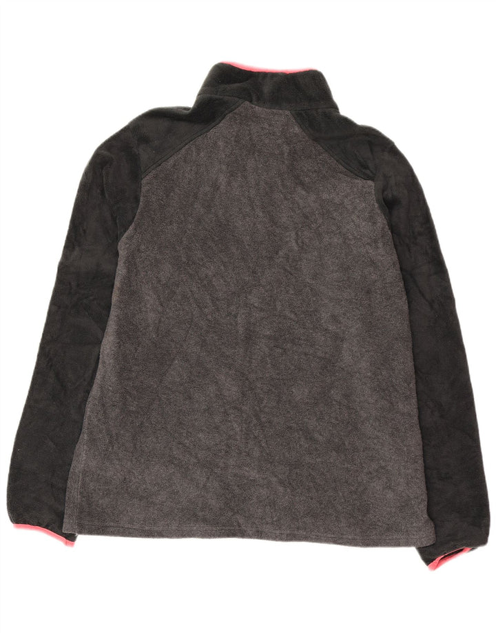 Columbia γυναικείο μπλουζάκι με λαιμό Fleece UK 14 Medium Grey Colourblock