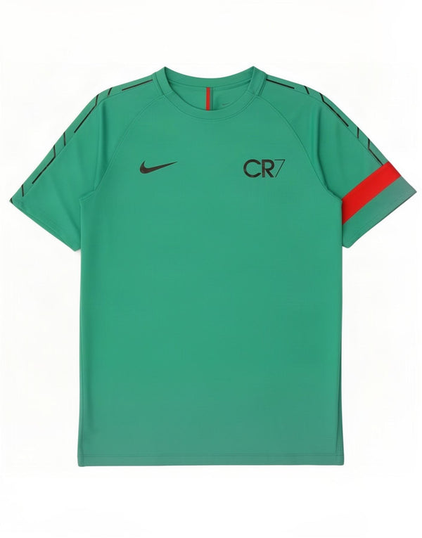 Nike Boys Cristiano Ronaldo γραφικό T-shirt 13-14 ετών XL Πράσινο