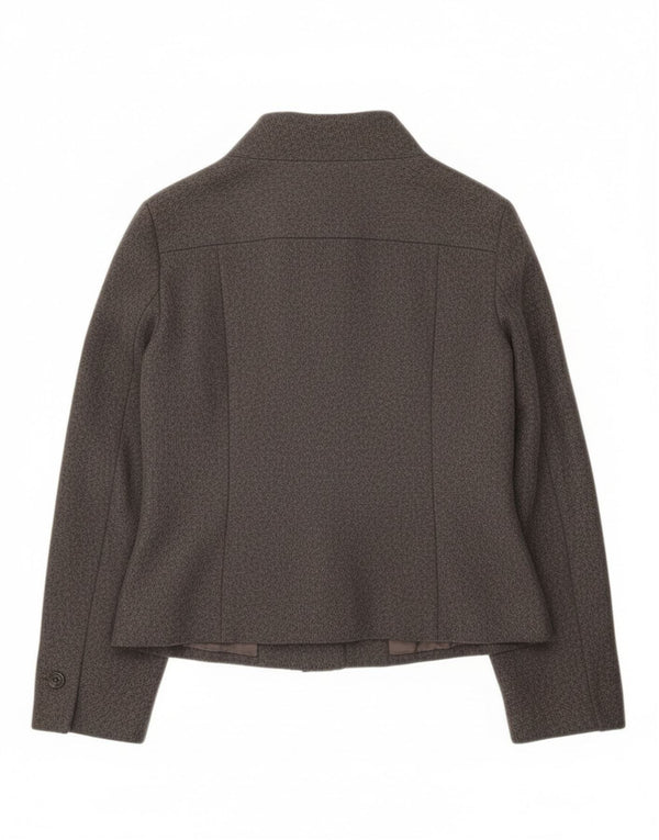 Sasha Γυναικείο τζάκετ σακάκι με 6 κουμπιά UK 14 Medium Grey Wool