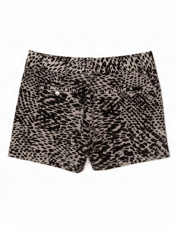 Γυναικείο σορτς Chino Calvin Klein US 2 XS W30 Μαύρο βαμβακερό με στάμπα ζώων