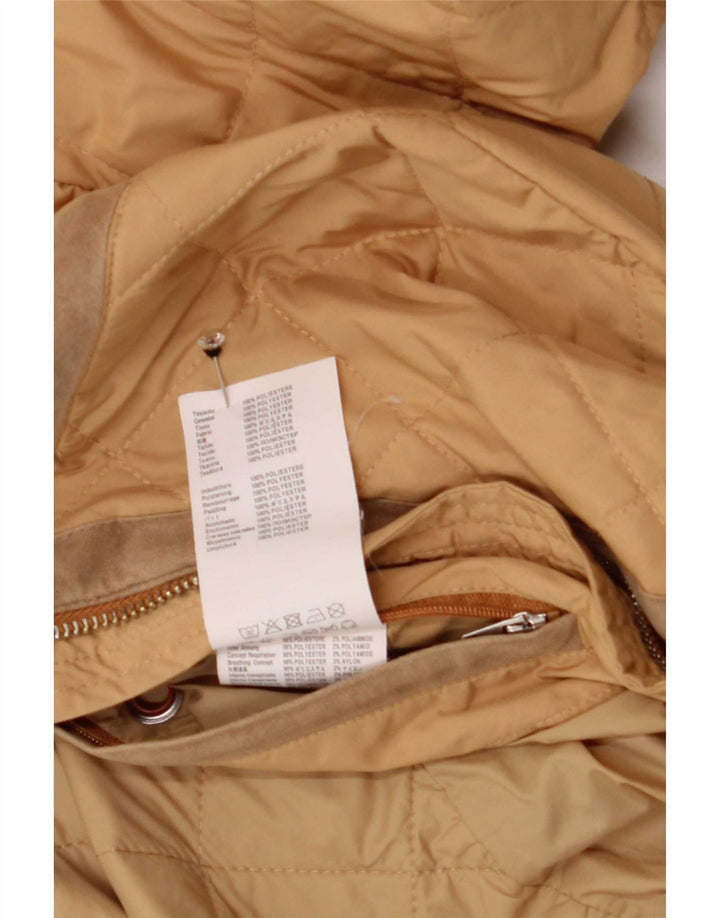 Γυναικείο καπιτονέ μπουφάν Geox Oversized UK 10 Small Beige Polyester