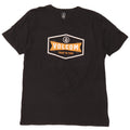 Ανδρικό γραφικό T-Shirt Volcom Top μεγάλο μαύρο βαμβακερό