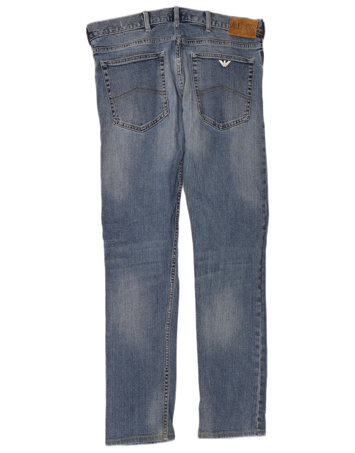 ARMANI Ανδρικό Slim Jeans W31 L33 Μπλε Βαμβακερό