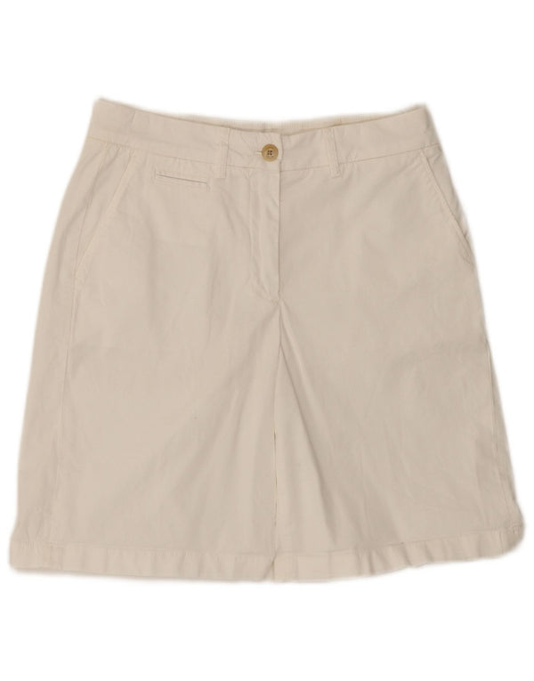 Γυναικείο ψηλόμεσο σορτς chino Tommy Hilfiger W34 μεγάλο λευκό βαμβακερό