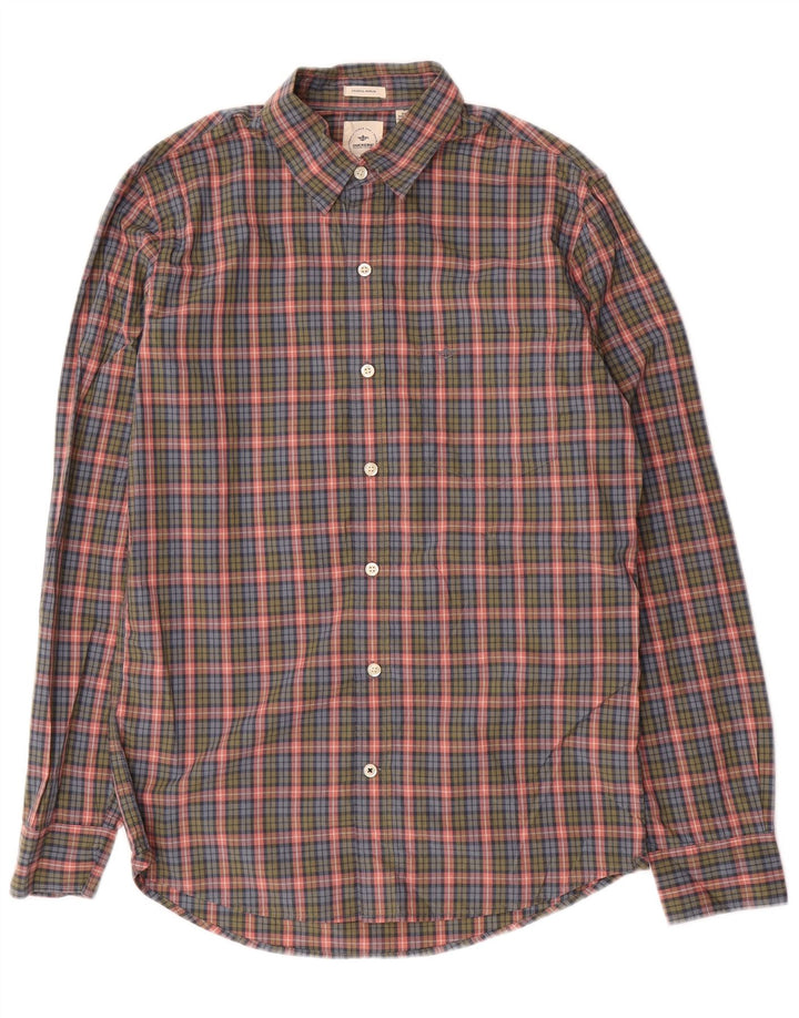 DOCKERS Ανδρικό πουκάμισο Slim Fit Μικρό πολύχρωμο βαμβακερό