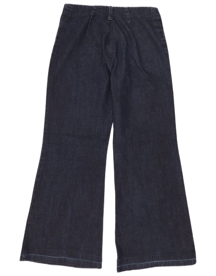 Max & Co. Γυναικείο τζιν φαρδύ πόδι W28 L28 Navy Blue