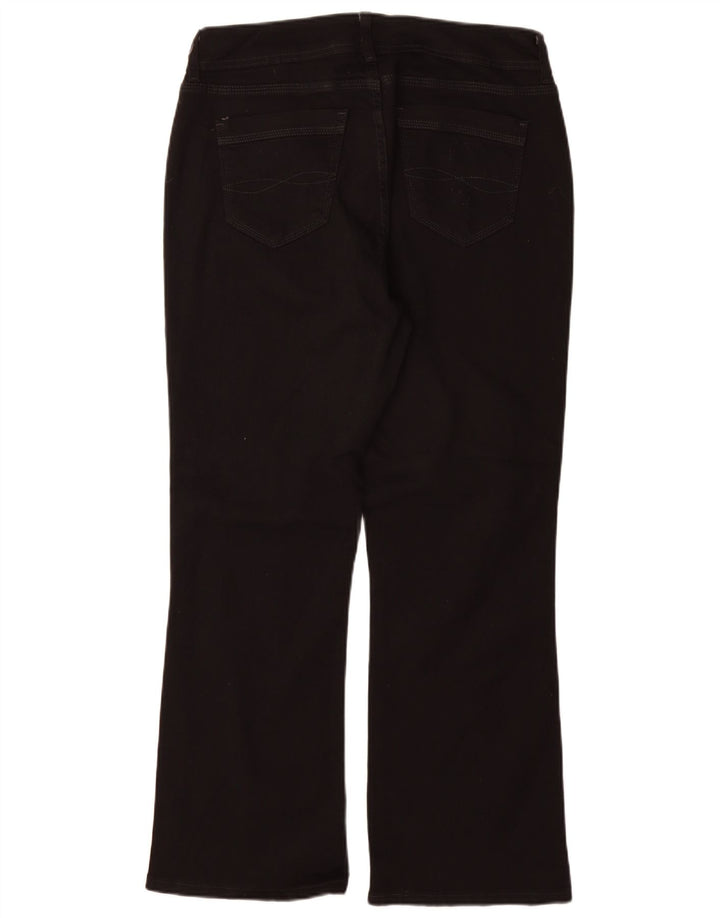 Lee Womens Slender Bootcut Jeans US 16 2XL W34 L30 μαύρο βαμβακερό