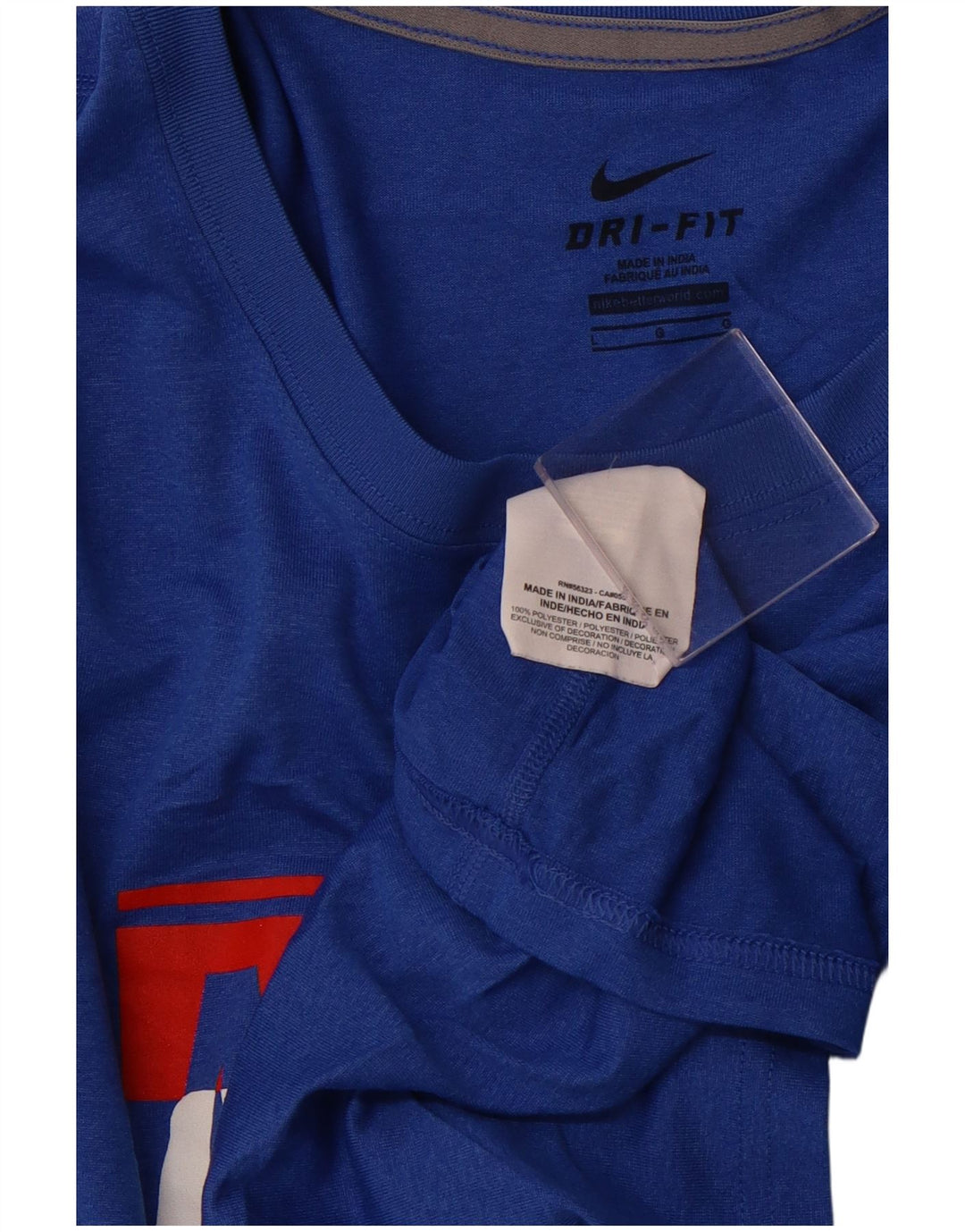 Γυναικείο μπλουζάκι NIKE Allen Basketball Graphic T-shirt Top UK 14 Large Blue