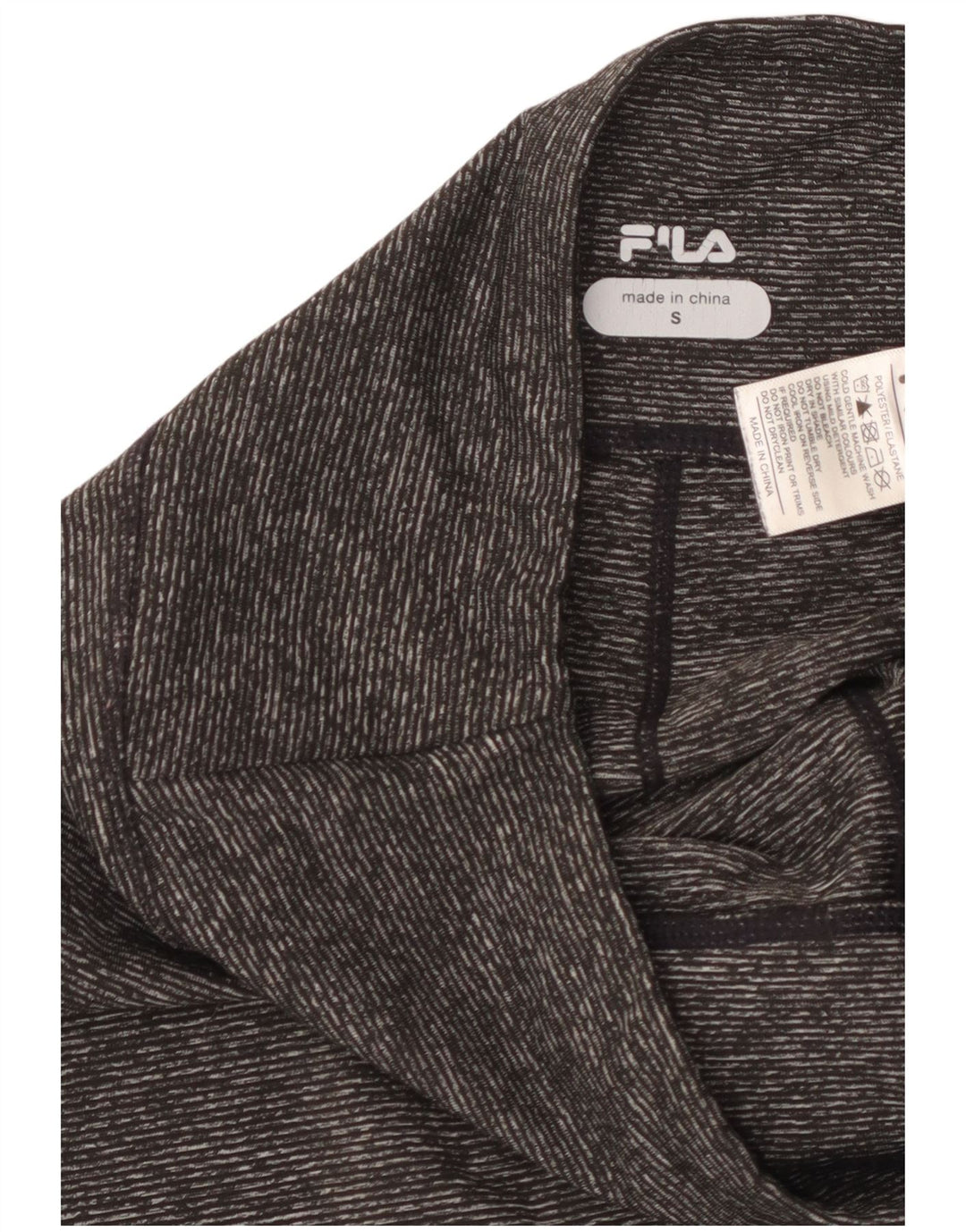 Γυναικεία γραφικά κολάν FILA Capri UK 10 Small Grey Pinstripe Polyester