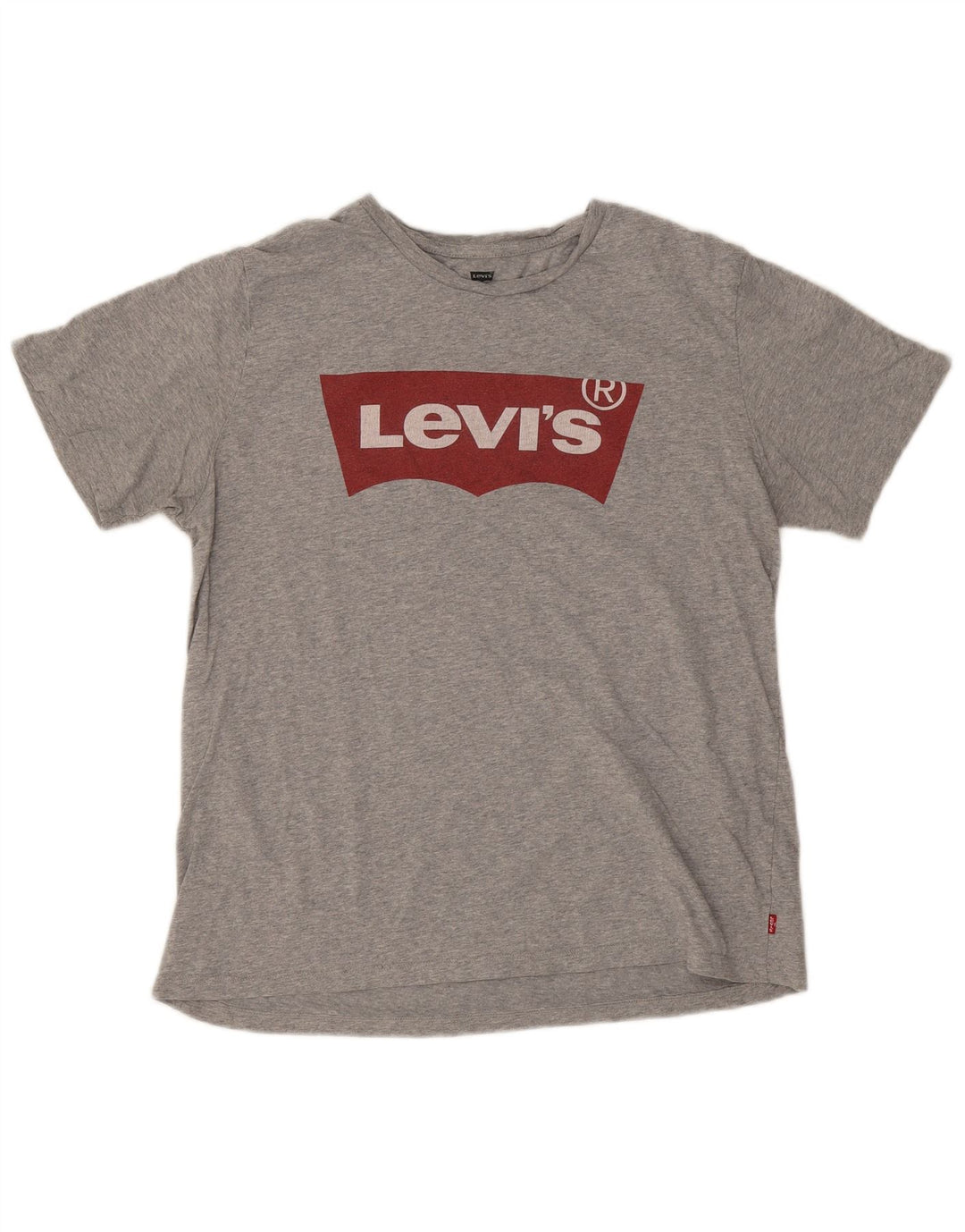Γυναικείο γραφικό T-Shirt Levi's Top UK 16 Large Grey