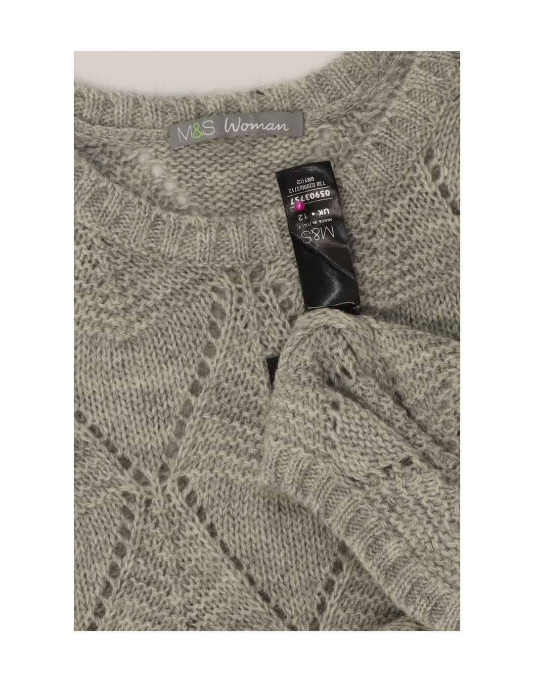 Marks & Spencer Γυναικείο φόρεμα άλτης UK 12 Medium Grey Argyle/Diamond