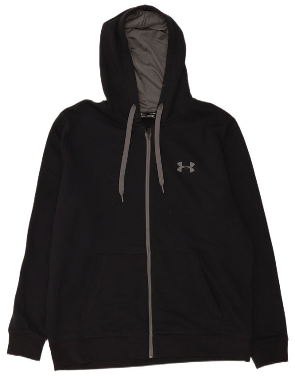 Ανδρικό πουλόβερ Under Armour Cold Gear Zip Hoodie XL Μαύρο βαμβακερό