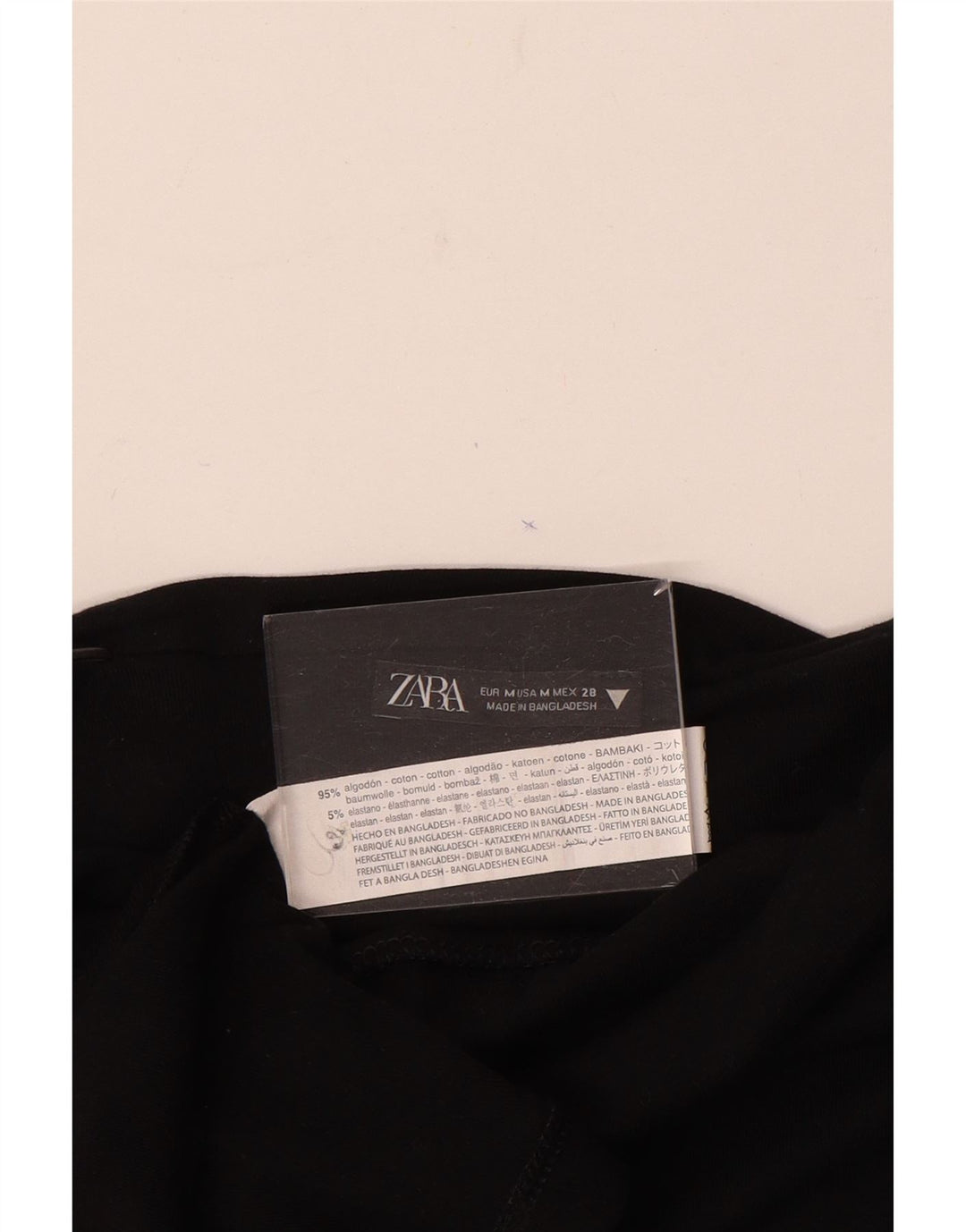 Zara Γυναικείο Slip Dress UK 12 Μέτριο μαύρο βαμβακερό