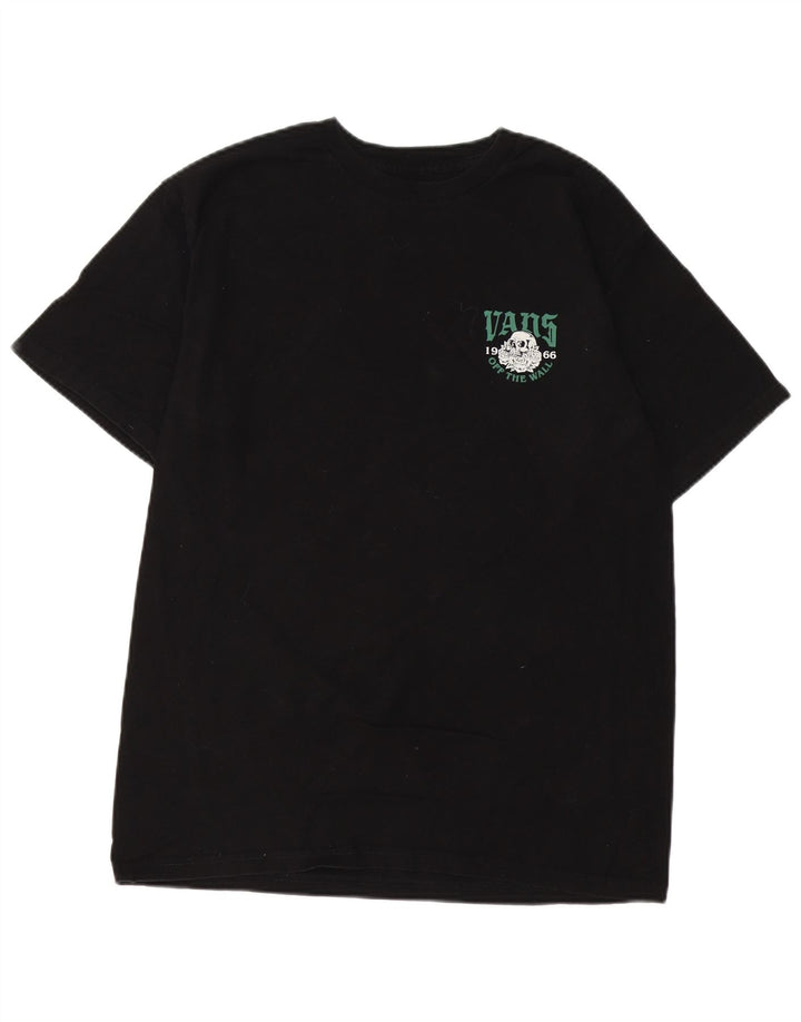 Γραφικό T-Shirt Ανδρικό VANS Classic Fit Top Μεσαίο μαύρο βαμβακερό