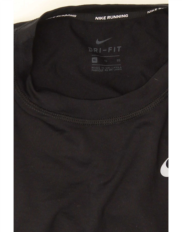Ανδρικό τοπ Nike Dri Fit Μακρυμάνικο XL Μαύρο