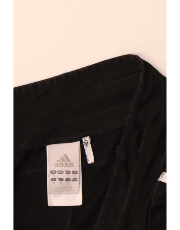 Adidas Γυναικείο βερμούδα αθλητικό σορτς UK 12 μεσαίο μαύρο πολυεστέρα