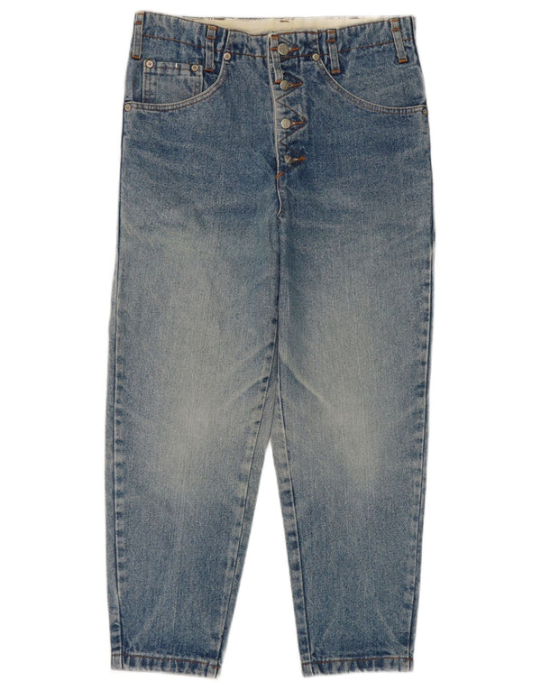 Americanino Γυναικείο Ψηλόμεσο Τζιν Cropped Small W28 L23 Μπλε βαμβακερό