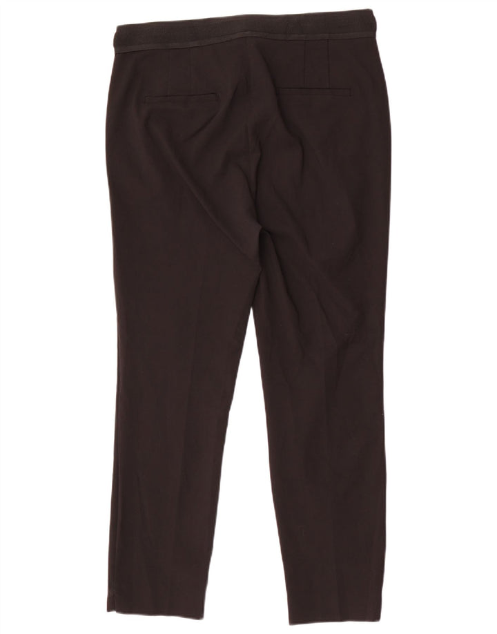 Zara Γυναικείο Slim Παντελόνι Chino Μεγάλο W30 L27 Μαύρο