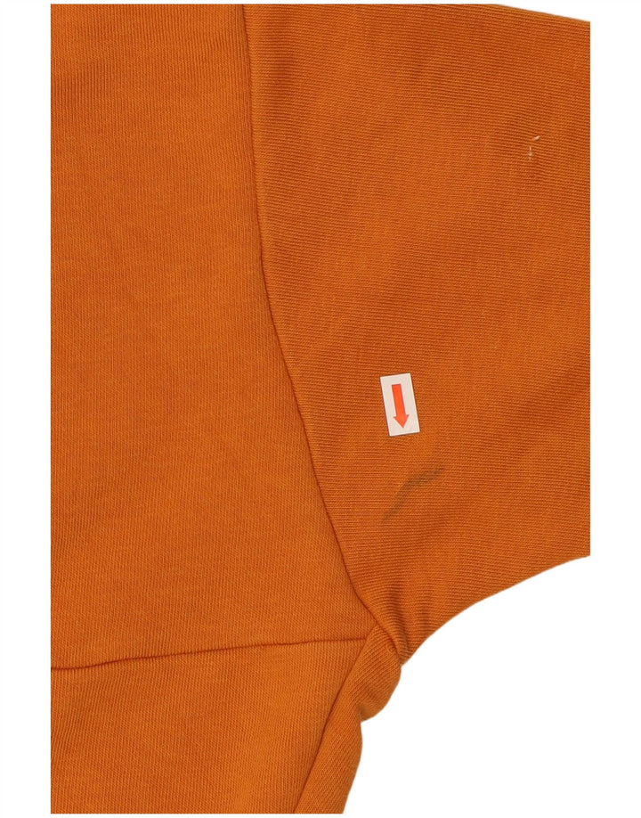 Γυναικείο Nike Dri Fit γραφικό φούτερ μεγάλου μεγέθους Jumper UK 10 Small Orange