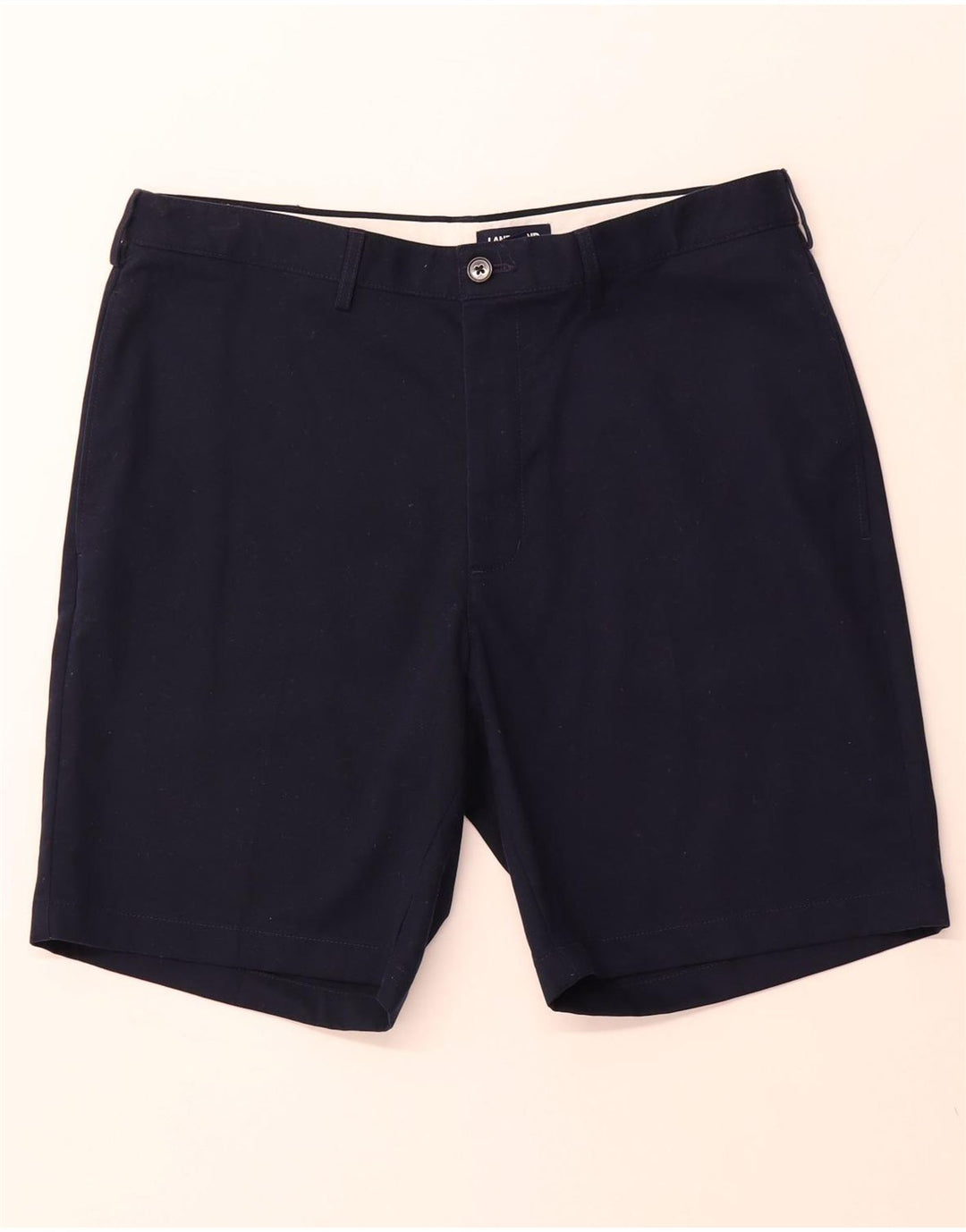 Ανδρικό σορτς Chino LANDS END W36 Μεγάλο Βαμβακερό Navy Blue