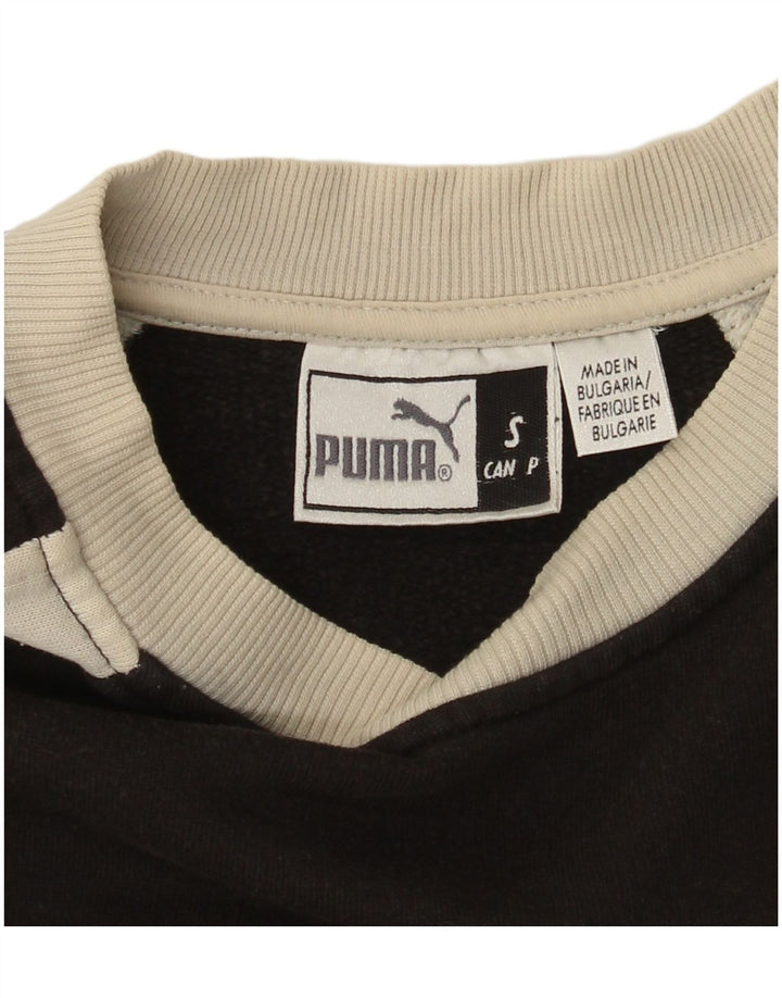 Ανδρικό γραφικό φούτερ Puma Jumper Small Black Colourblock