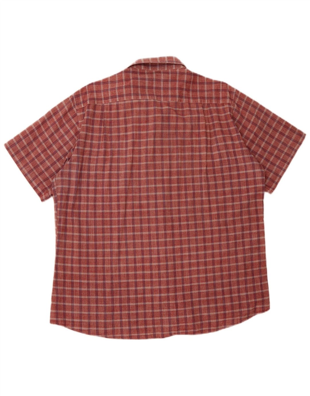 Ανδρικό κοντομάνικο πουκάμισο Coveri 3XL Red Check