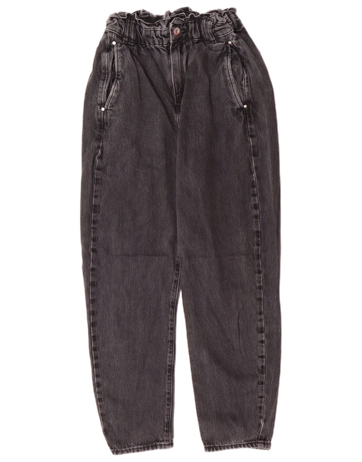 Zara γυναικείο ψηλόμεσο τζιν EU 34 2XS W24 L25 Γκρι βαμβακερό μοντέρνο