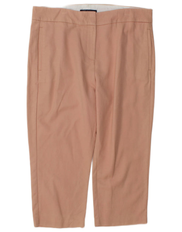 Marks & Spencer Γυναικείο ίσιο παντελόνι Chino UK 14 Large W34 L21 Pink