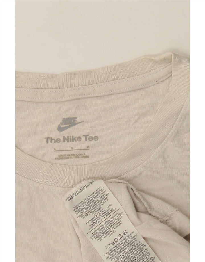 Ανδρικό T-Shirt Nike τοπ μεγάλο μπεζ βαμβακερό