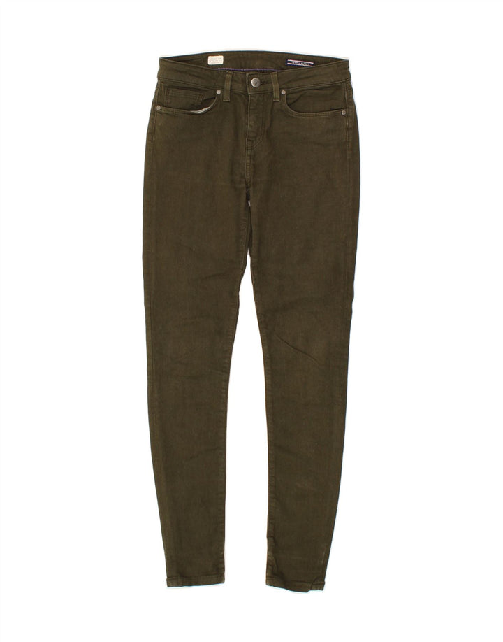 TOMMY HILFIGER Womens Como Jegging Jeans W26 L30 Green Vintage Tommy Hilfiger and Second-Hand Tommy Hilfiger from Messina Hembry 
