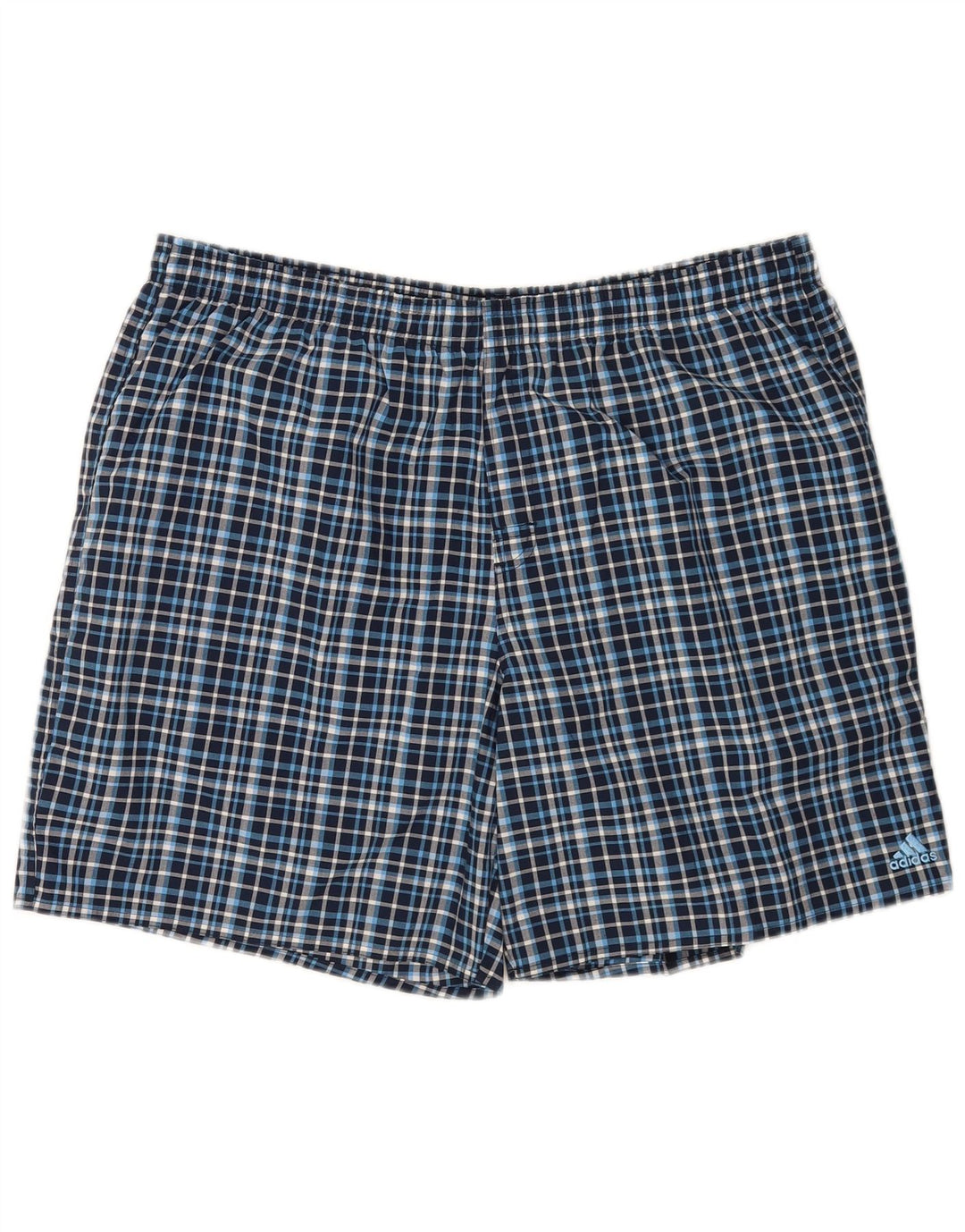 Ανδρικό σορτς κολύμβησης Adidas XL Blue Check Polyester