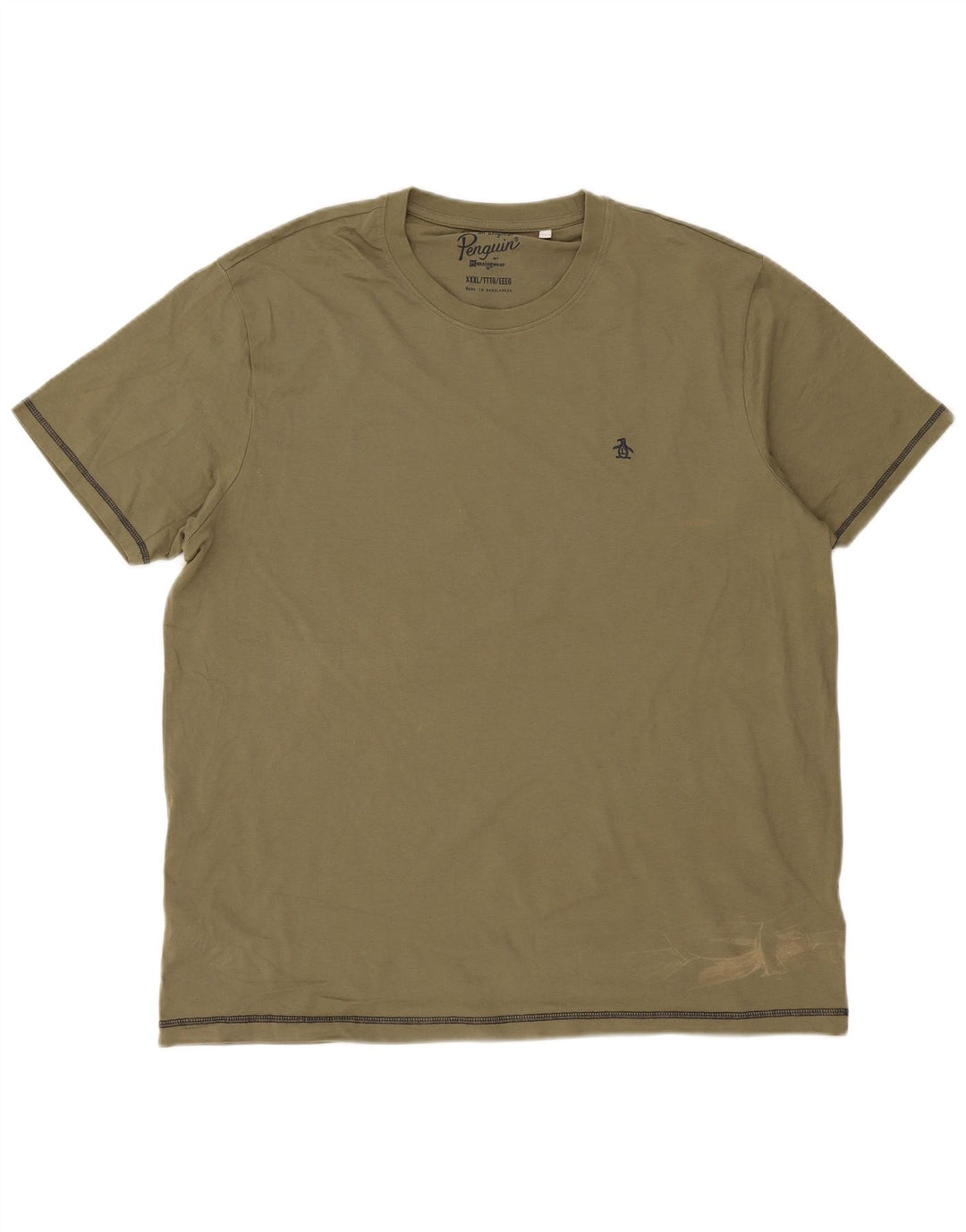 Ανδρικό T-Shirt Penguin Top 3XL πράσινο βαμβακερό