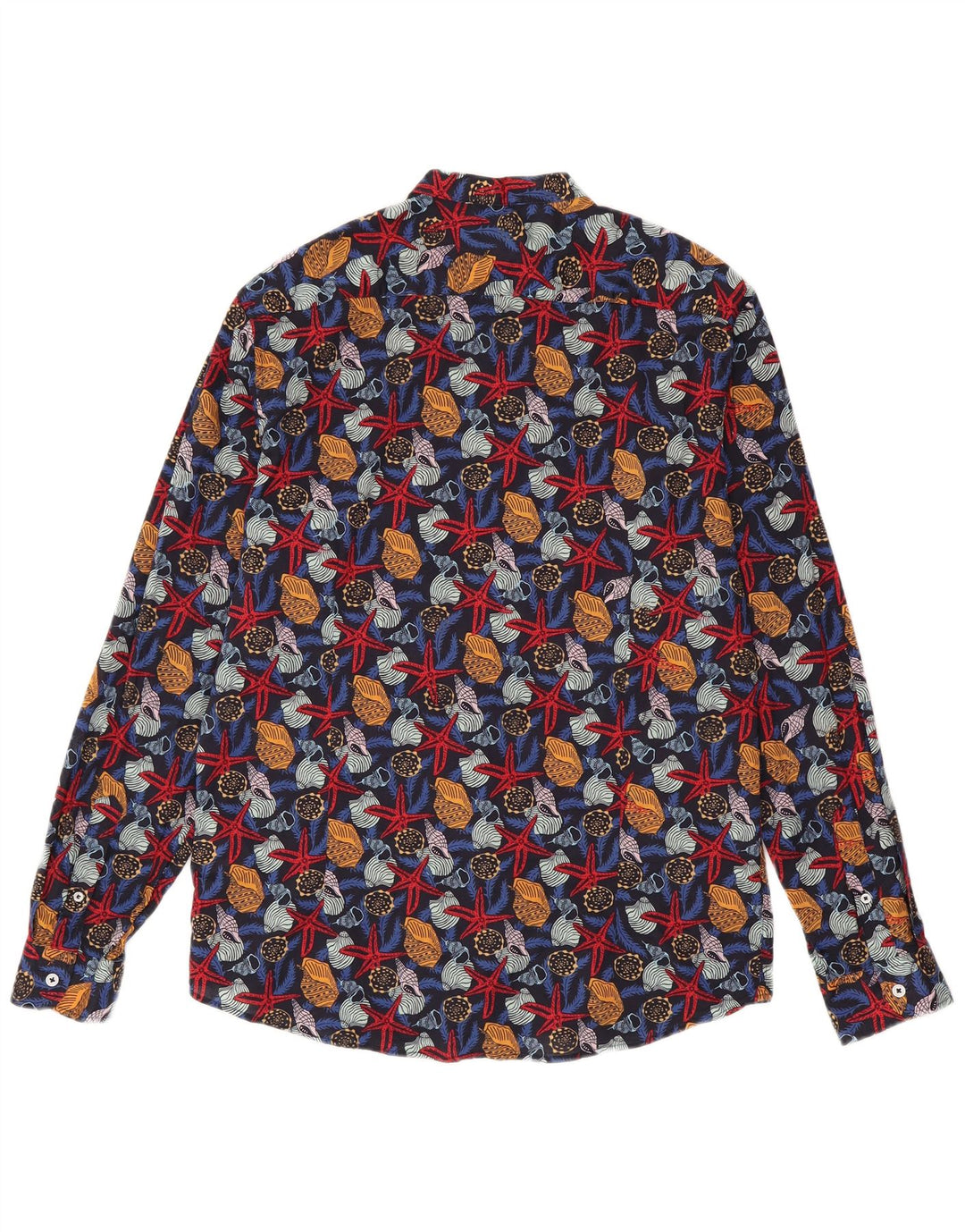 Ανδρικό πουκάμισο Bread & Buttons XL Πολύχρωμο Animal Print Βαμβακερό