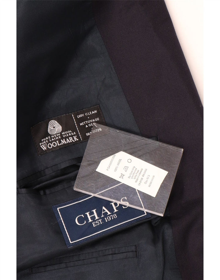 Chaps Ανδρικό μπουφάν σακάκι με 2 κουμπιά UK 42 XL Navy Blue Wool