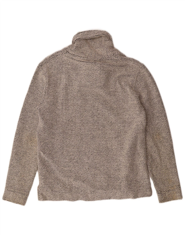 Weird Fish Ανδρικό Φούτερ με σάλι με λαιμόκοψη Jumper Μικρό μπεζ βαμβακερό
