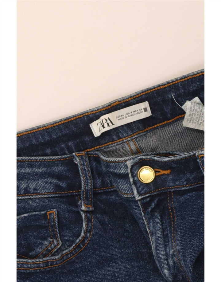 Zara Γυναικείο Τζιν μποτάκι EU 36 XS W26 L26 Μπλε