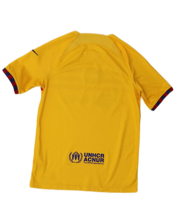 Γραφικό μπλουζάκι Nike Boys Barcelona Top 12-13 ετών μεγάλο κίτρινο ριγέ