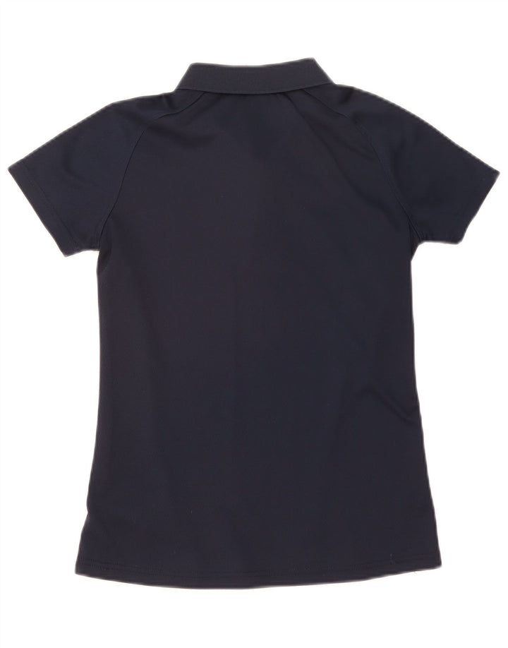Canterbury γυναικείο μπλουζάκι πόλο UK 8 Small Navy Blue Polyester