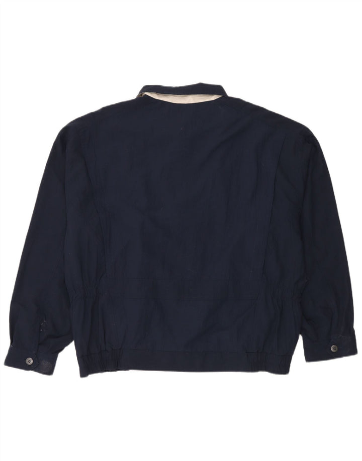 Vintage Ανδρικό Bomber Jacket UK 42 XL Navy Blue Polyester