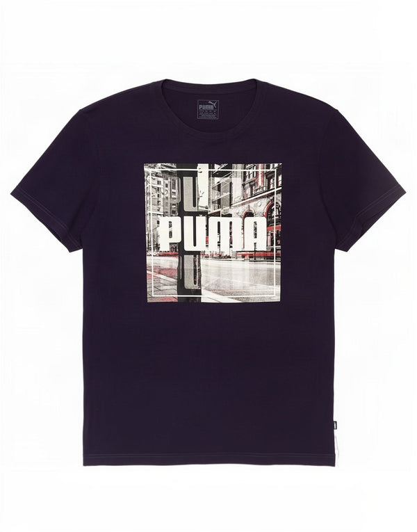 Ανδρικό γραφικό T-Shirt Puma Top XL Navy Blue
