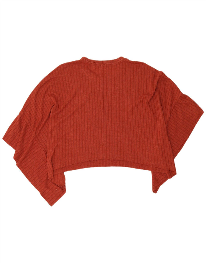 Zara Γυναικείο Trafaluc Asymmetric Oversized Τοπ UK 14 Medium Maroon