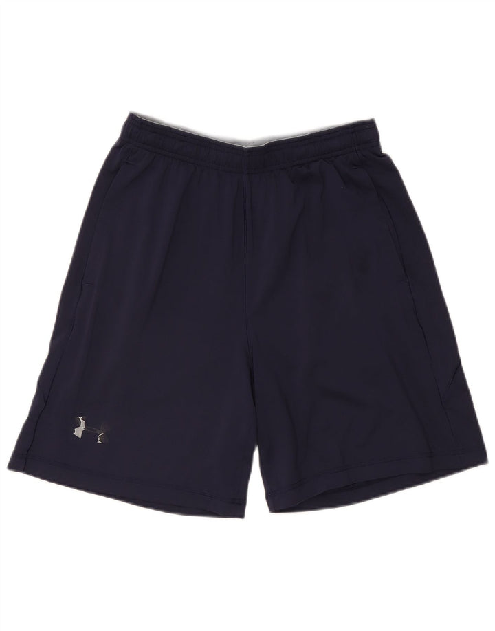 Ανδρικά σορτς Under Armor Heat Gear Sport σορτς μεσαίου μπλε ναυτικού πολυεστέρα