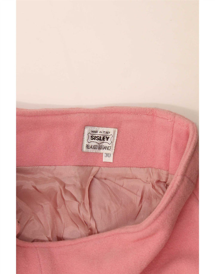 Γυναικεία ίσια φούστα Sisley Medium W30 Pink