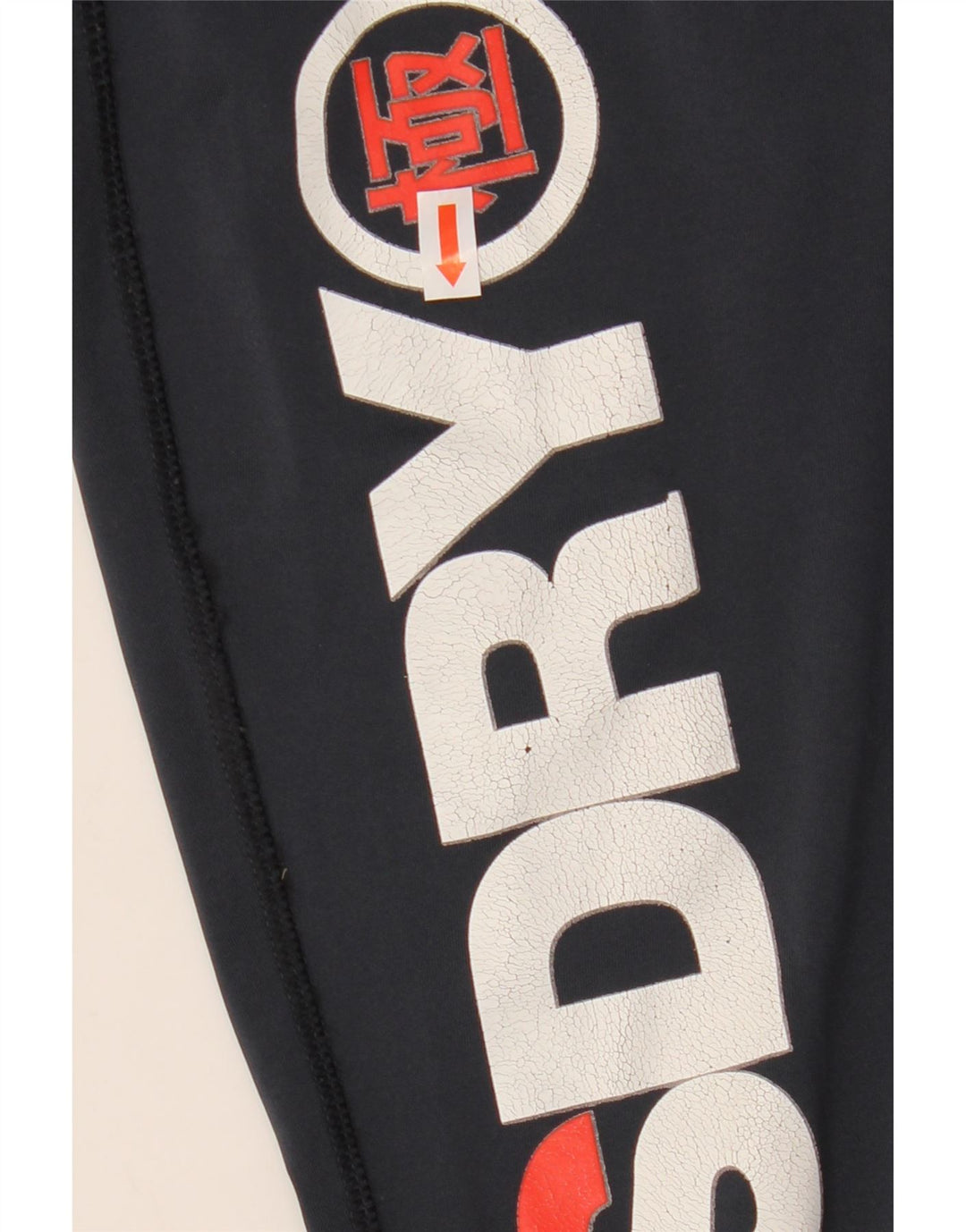 Γυναικεία γραφικά κολάν Superdry UK 8 Small Navy Blue Colourblock