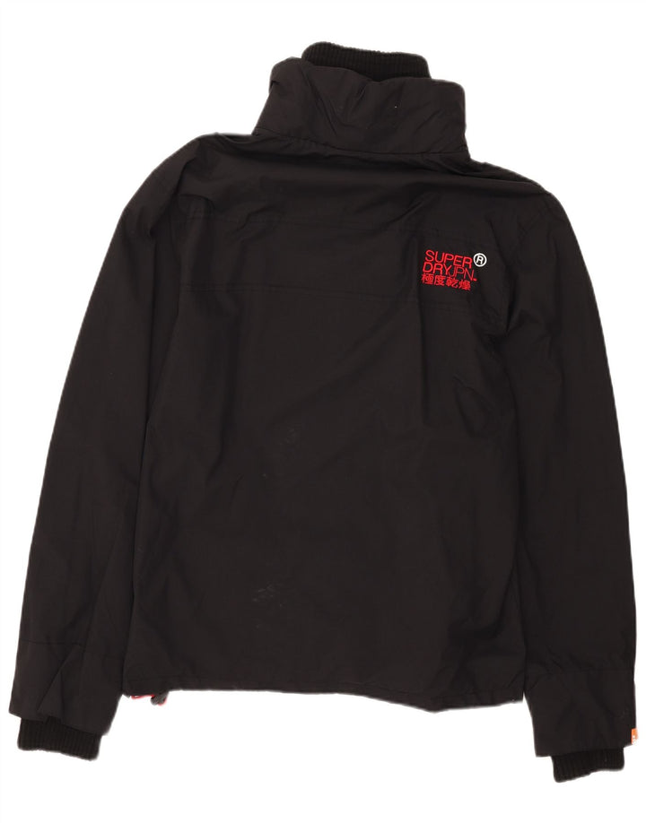 Superdry Ανδρικό Windcheater Windbreaker Jacket UK 44 2XL Black Nylon