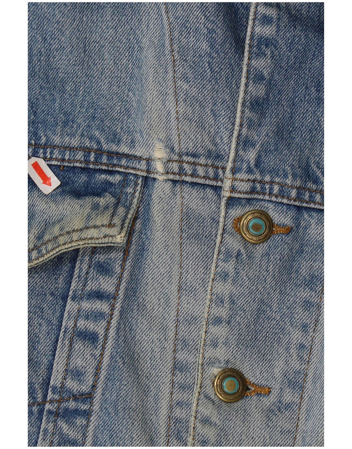 JEP'S Γυναικείο Τζιν Μπουφάν UK 10 Small Blue Cotton