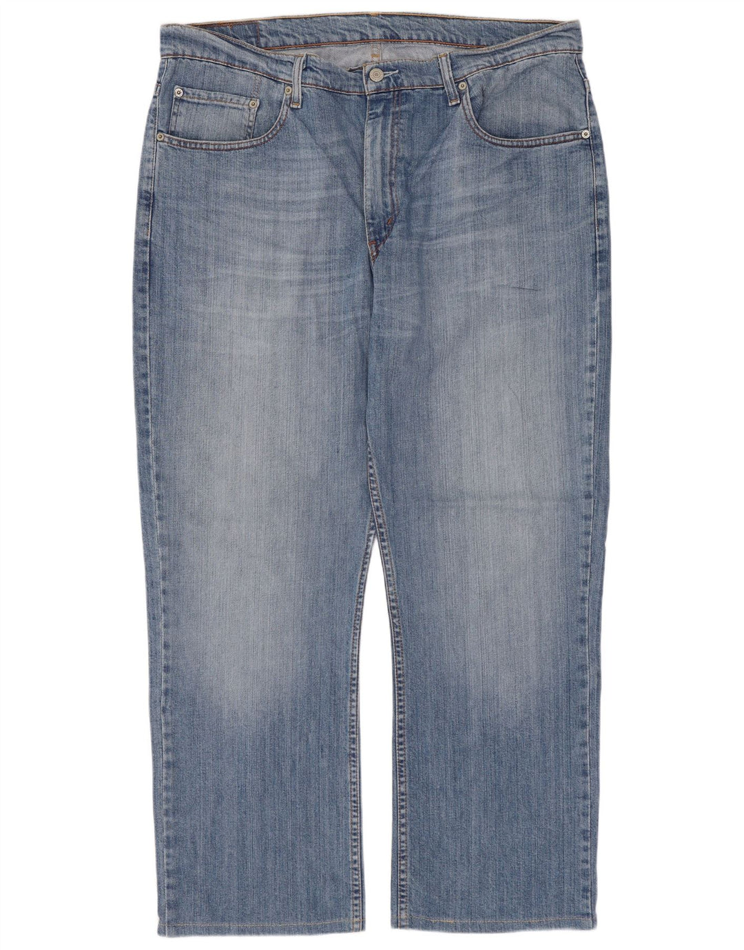 Levi's Mens 752 Straight Jeans W38 L29 Μπλε Βαμβακερό