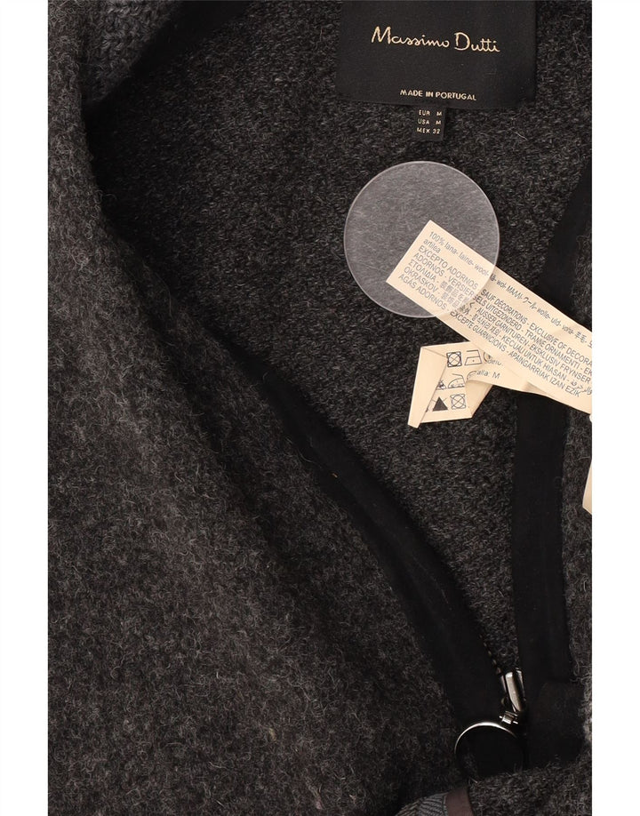 Massimo Dutti Γυναικείο πουλόβερ με ζακέτα μεγάλου μεγέθους UK 14 Medium Grey